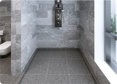 Stone-look non-slip utility tiles in Chennai