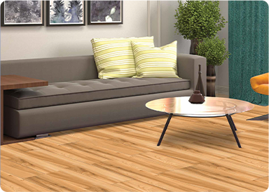 Cedarwood look floor tiles in Chennai